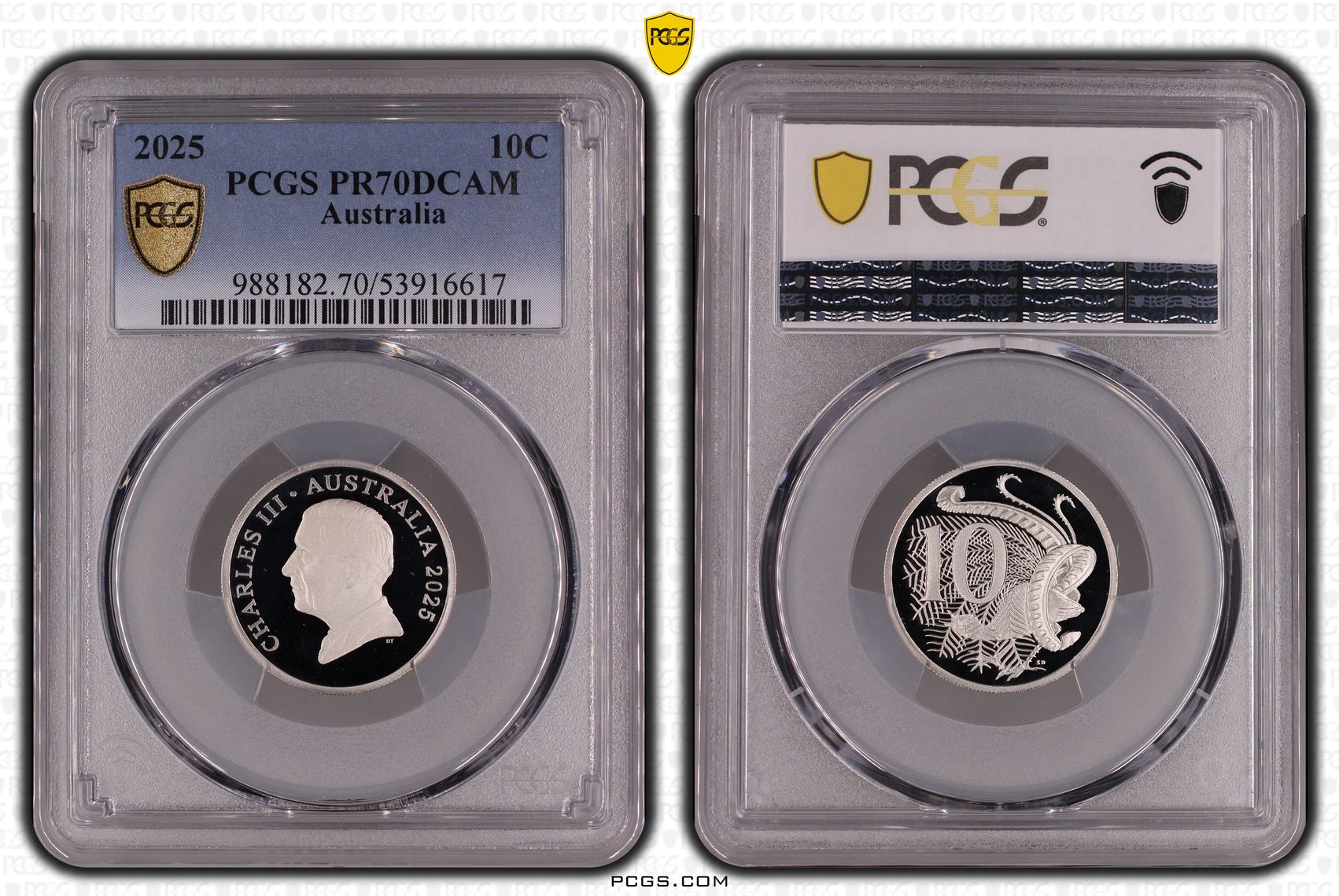 Ten Cent, 2025, PR70DCAM