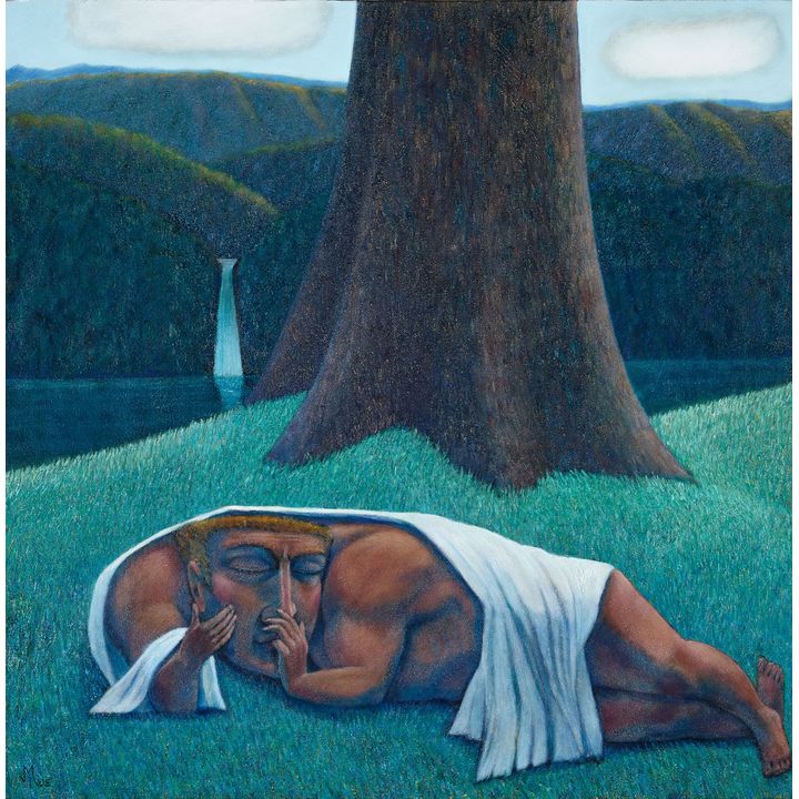 John McLean 'Traveller Resting'