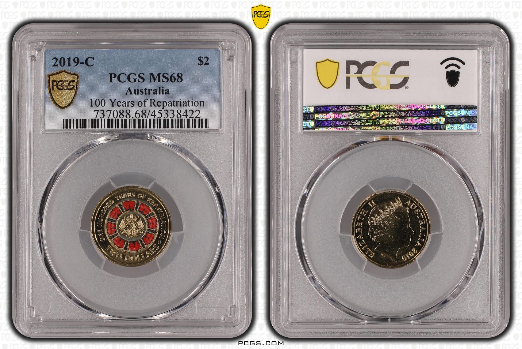 100 Years of Repatriation, Two Dollar, 2019-C, PCGS MS68