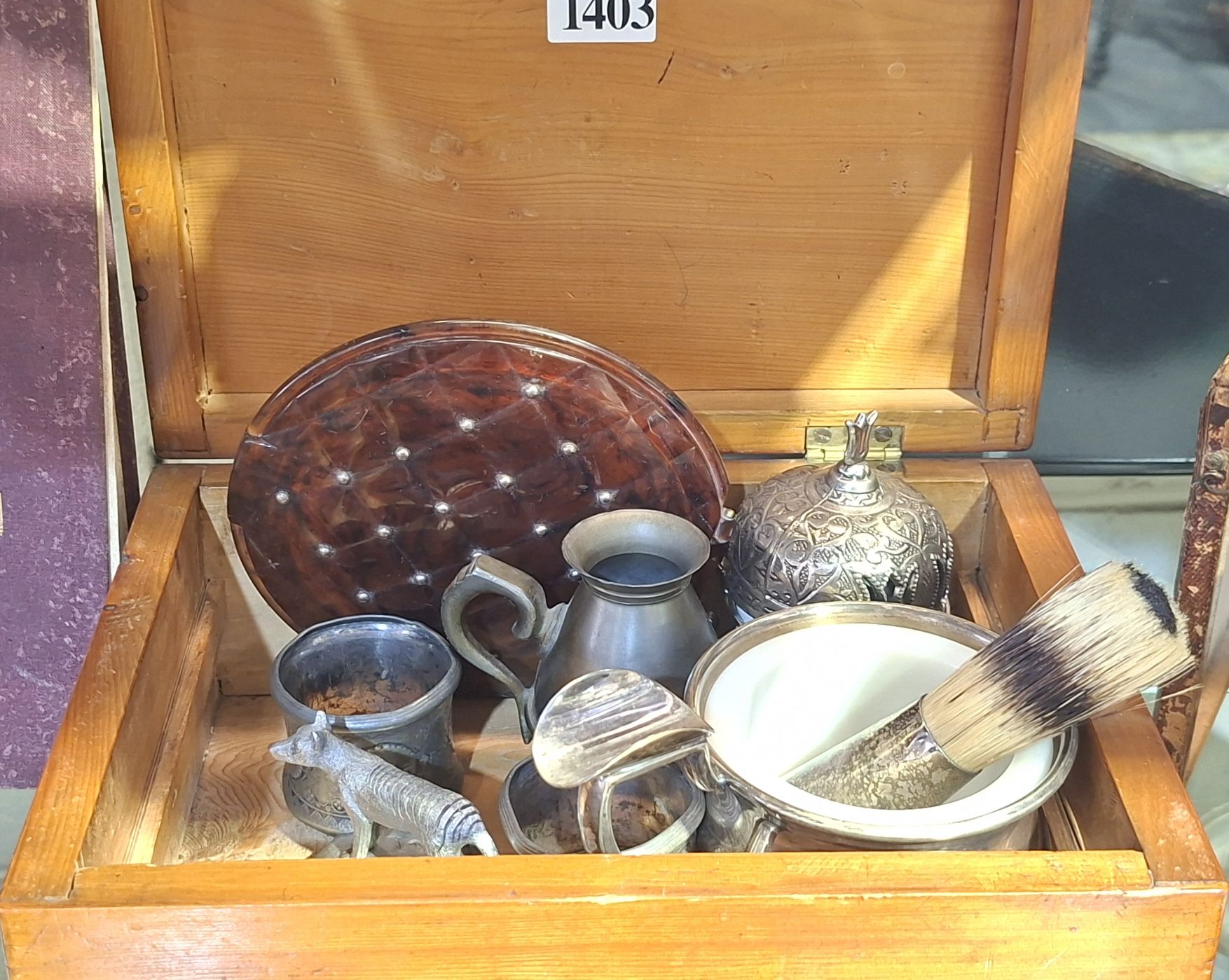 Huon Pine Box And Collectables