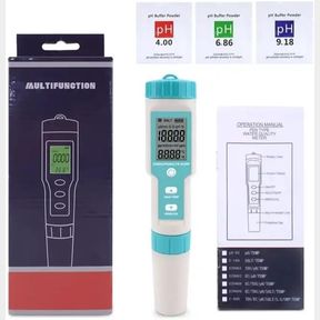 7-IN-1 MULTIFUNCTIONAL PH METER, PROFESSIONAL GRADE HIGH ACCURACY MEASUREMENT OF TDS, PH, EC, SALT, ORP, SG AND TEMPERATURE WATER