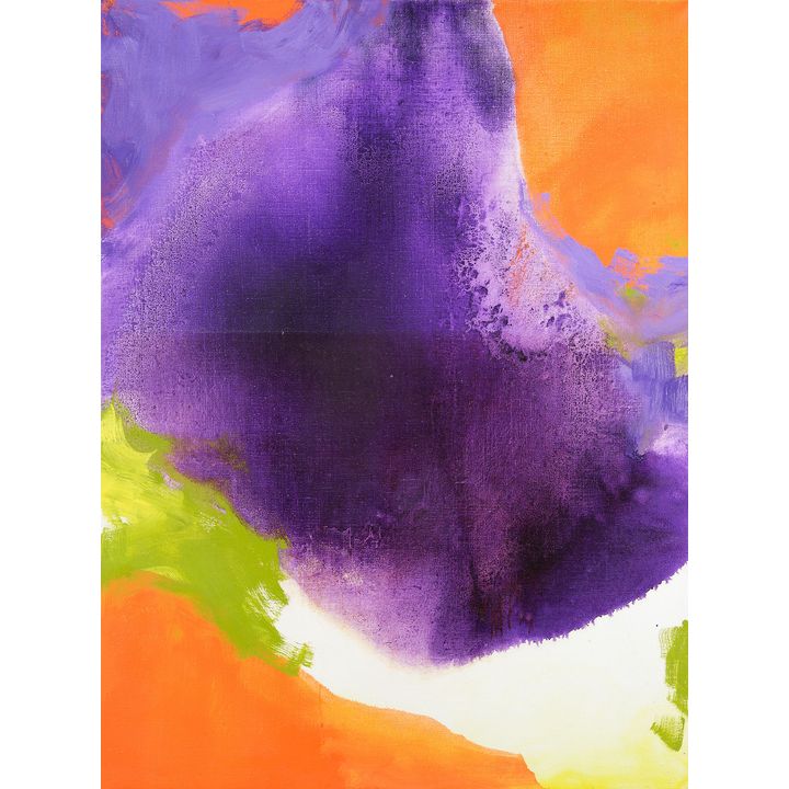 Amanda Gruenwald 'Orange, purple, green'