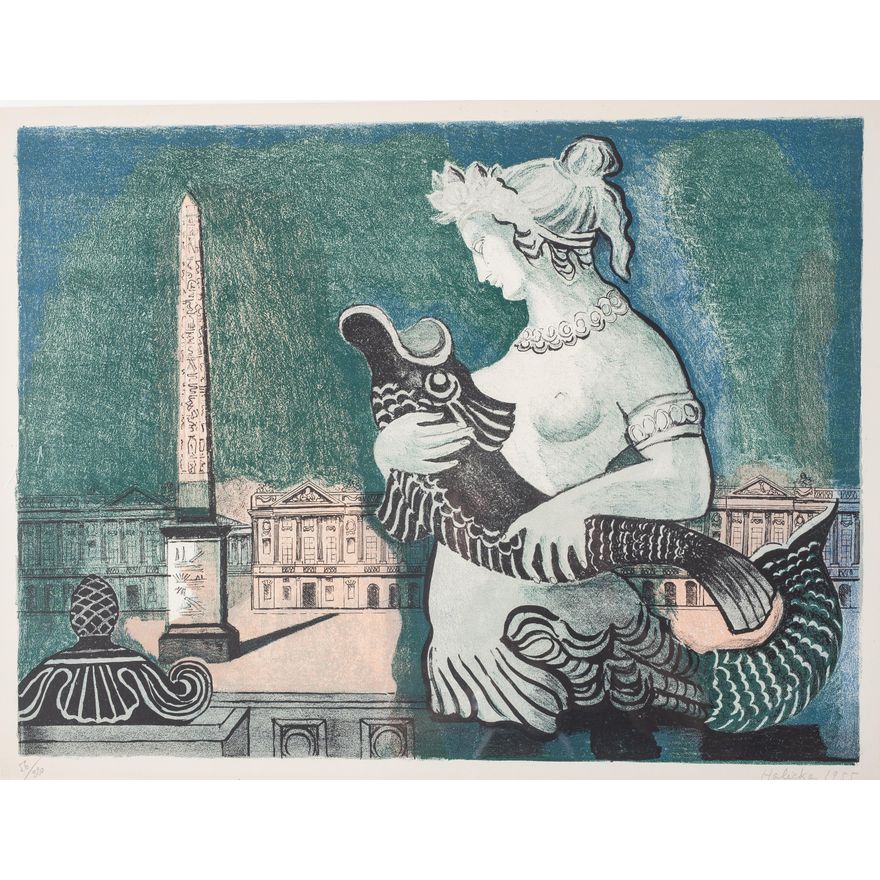 Alicja Halicka | Plac de la Concorde, 1955