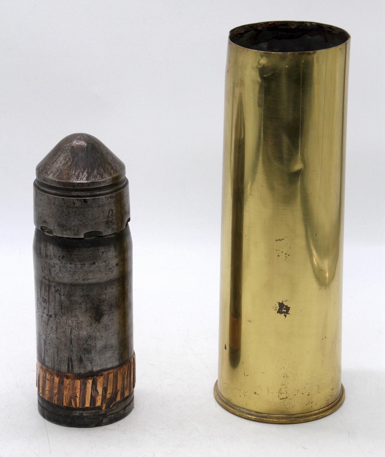 Large Boer War Brass Cannon Shell Case