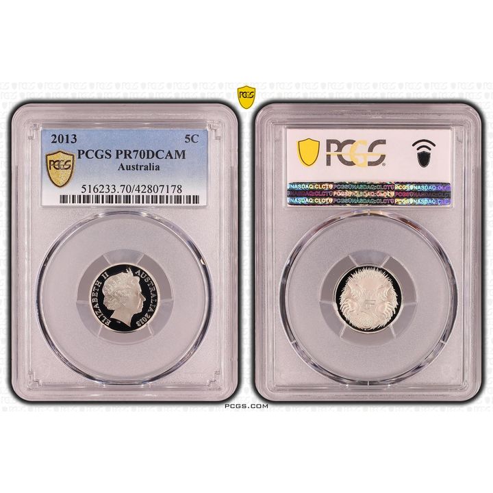 Elizabeth II, Five Cent, PR70DCAM , 2013 PCGS POP - 56/0