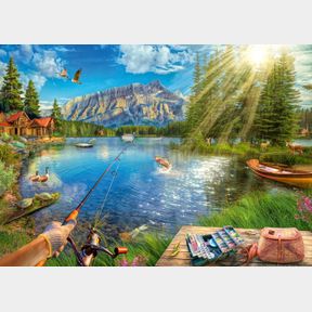RAVENSBURGER LIFE AT THE LAKE PUZZLE - 1000 PIECE JIGSAW FOR KIDS AND ADULTS | HANDCRAFTED IN GERMANY | PERFECT INTERLOCKING FIT |