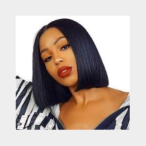 Magic Black Short Synthetic Hair Lace Frontal Bob Wigs New Cool Victory 1B - Magic Switch Your Style 51745/26152