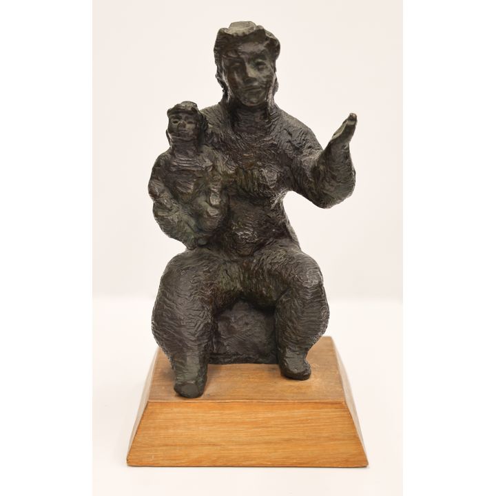 Chaim Gross ''Mother and Child'' 1976 Bronze