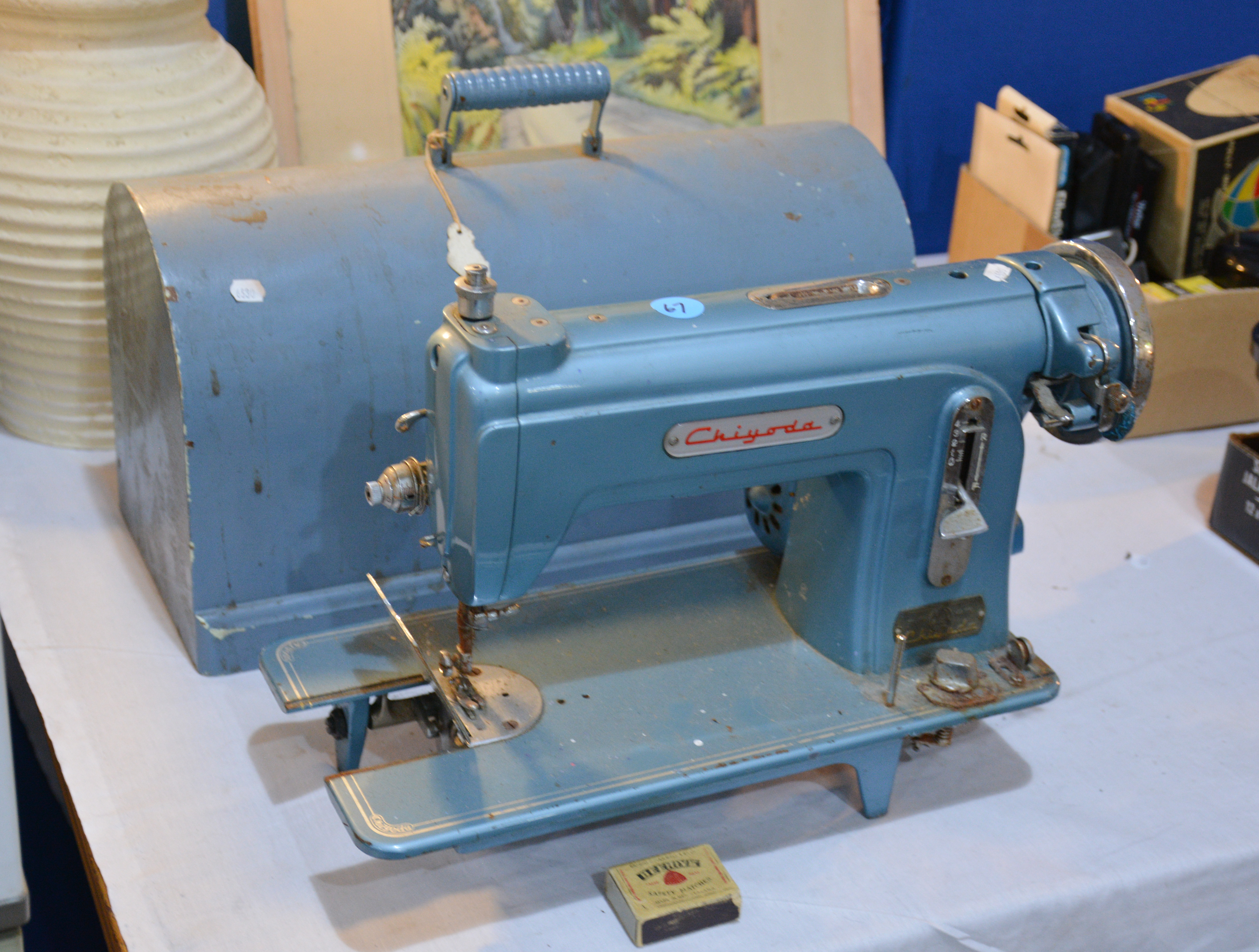 Antique Chiyoda Sewing Machine and Case — NZ auction result