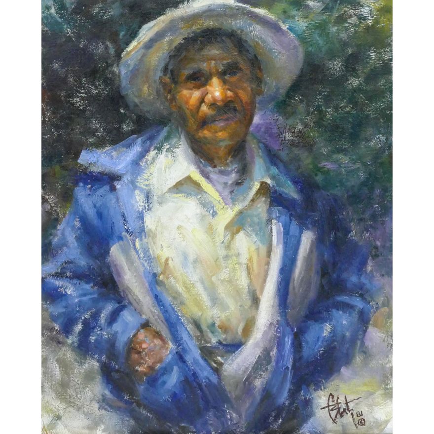 Timothy Stortz ''Maximal Ramirez'' 1981 Oil