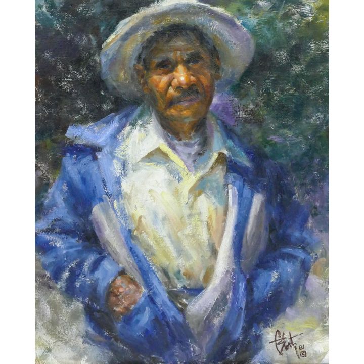 Timothy Stortz ''Maximal Ramirez'' 1981 Oil