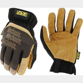 XL (PACK OF 1) MECHANIX WEAR: DURAHIDE LEATHER FASTFIT WORK GLOVE WITH ELASTIC CUFF FOR SECURE FIT, UTILITY GLOVES FOR MULTI-PURPO