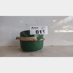 OMADA FLAT STACKABLE GREEN CEREAL BOWL SET OF 2 -