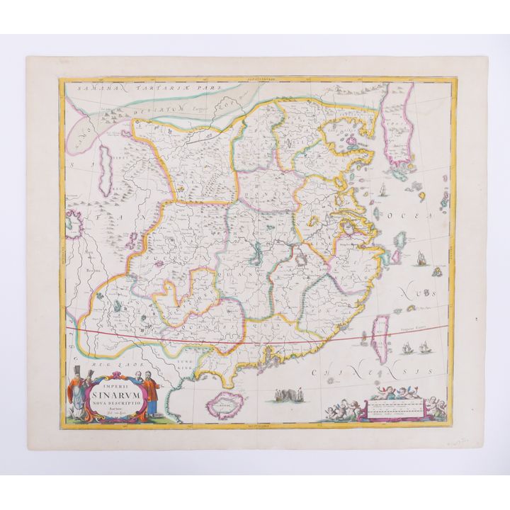 J. Van Loon. Imperii Sinarvm Map of China. 1661