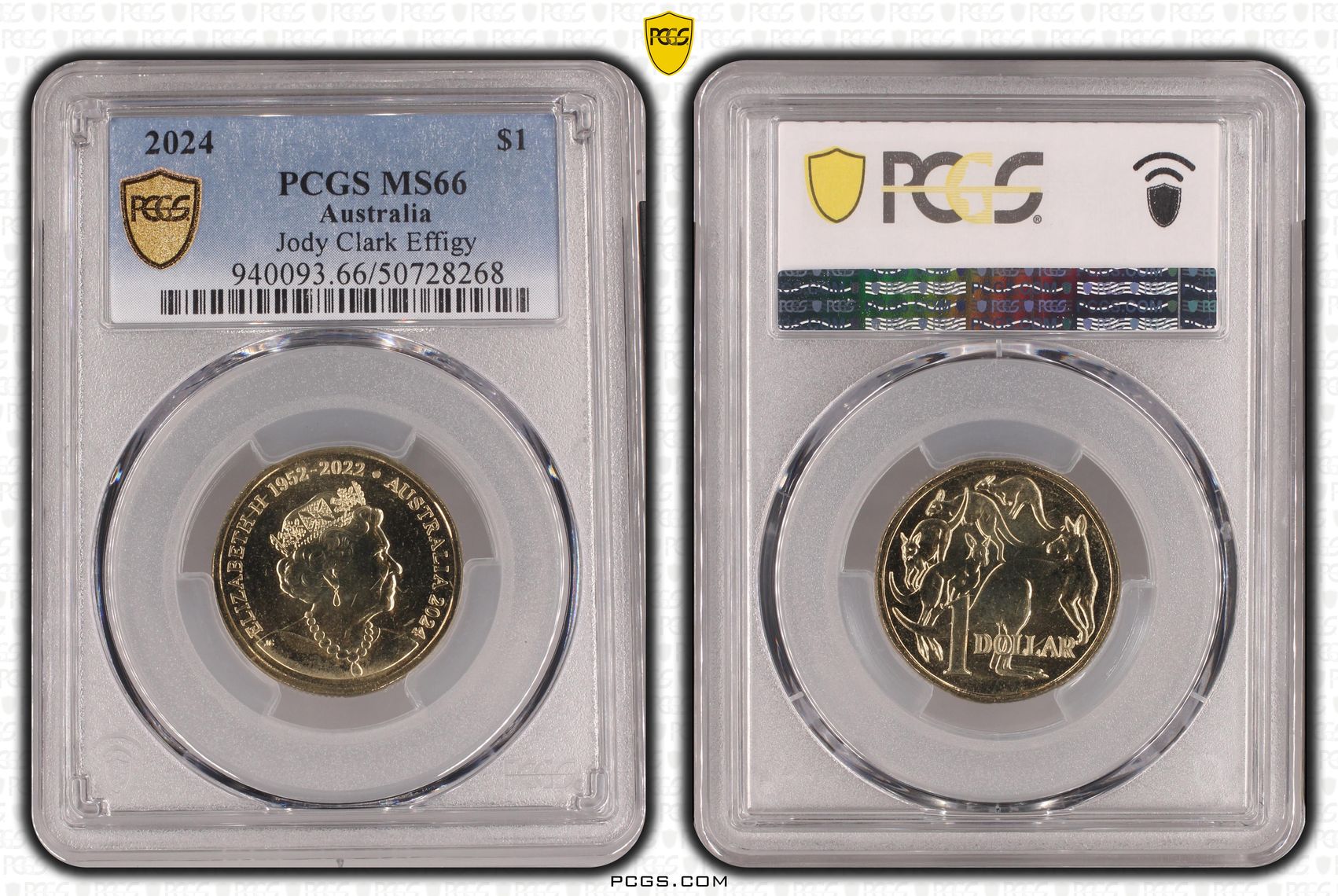 Jody Clark Effigy , One Dollar, 2024, PCGS MS66