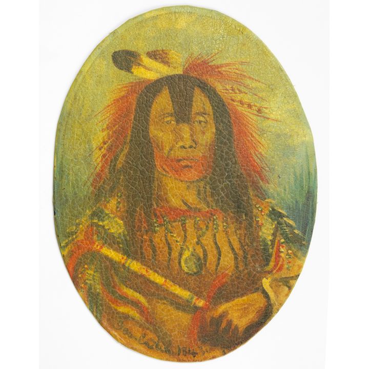 Attributed to George Catlin (1794-1872), Buffalo Bull's Back Fat, Head Chief of the Blood Tribe, 1843