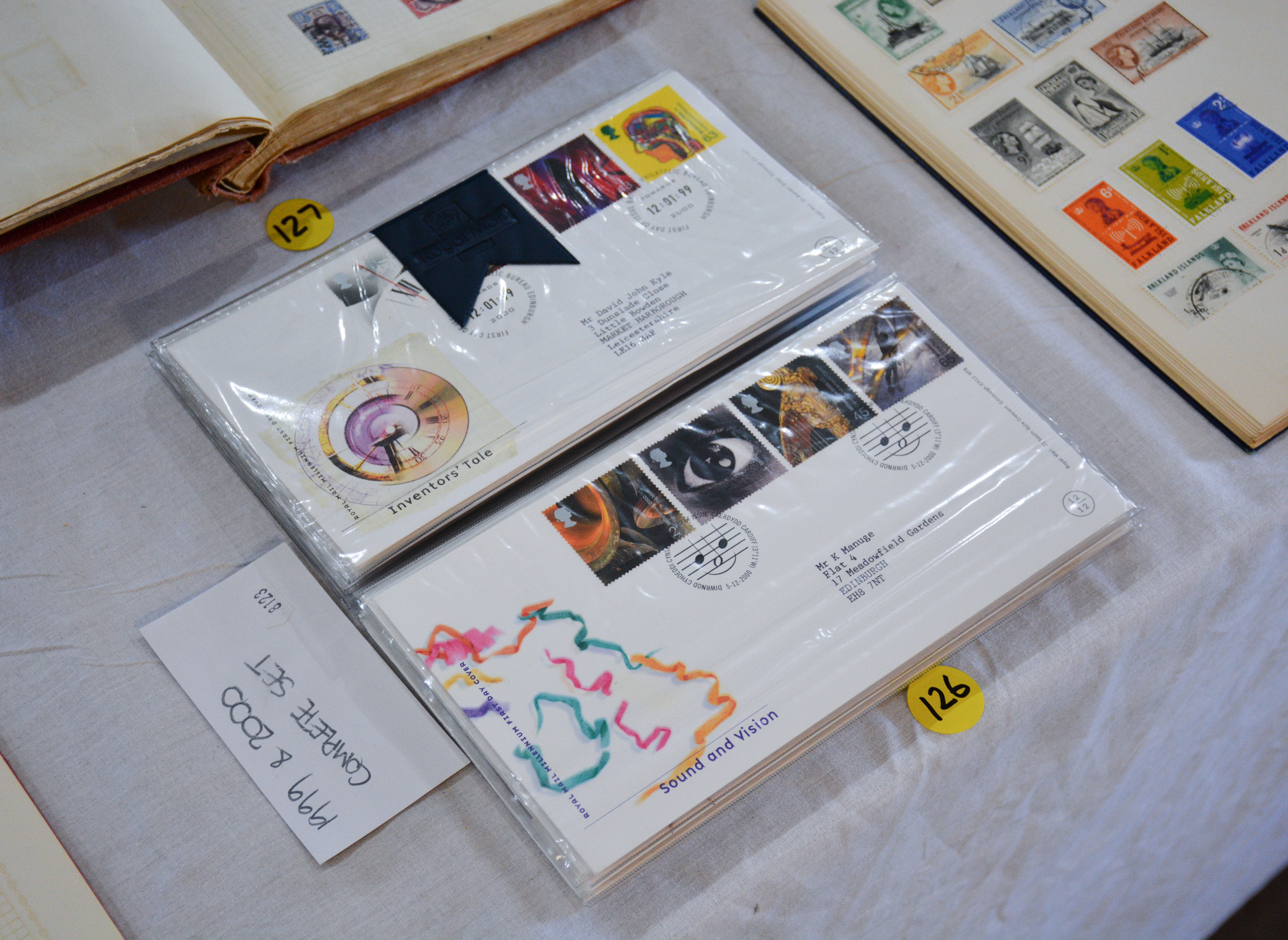 Complete Sets of 1999 and 2000 First Day Covers — NZ auction result