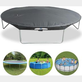 SIHAIAN 14 FT TRAMPOLINE COVER 420D TRAMPOLINE WINTER COVER ONE-CLICK INSTALLATION AND DISASSEMBLY TRAMPOLINE PROTECTIVE COVER ANT