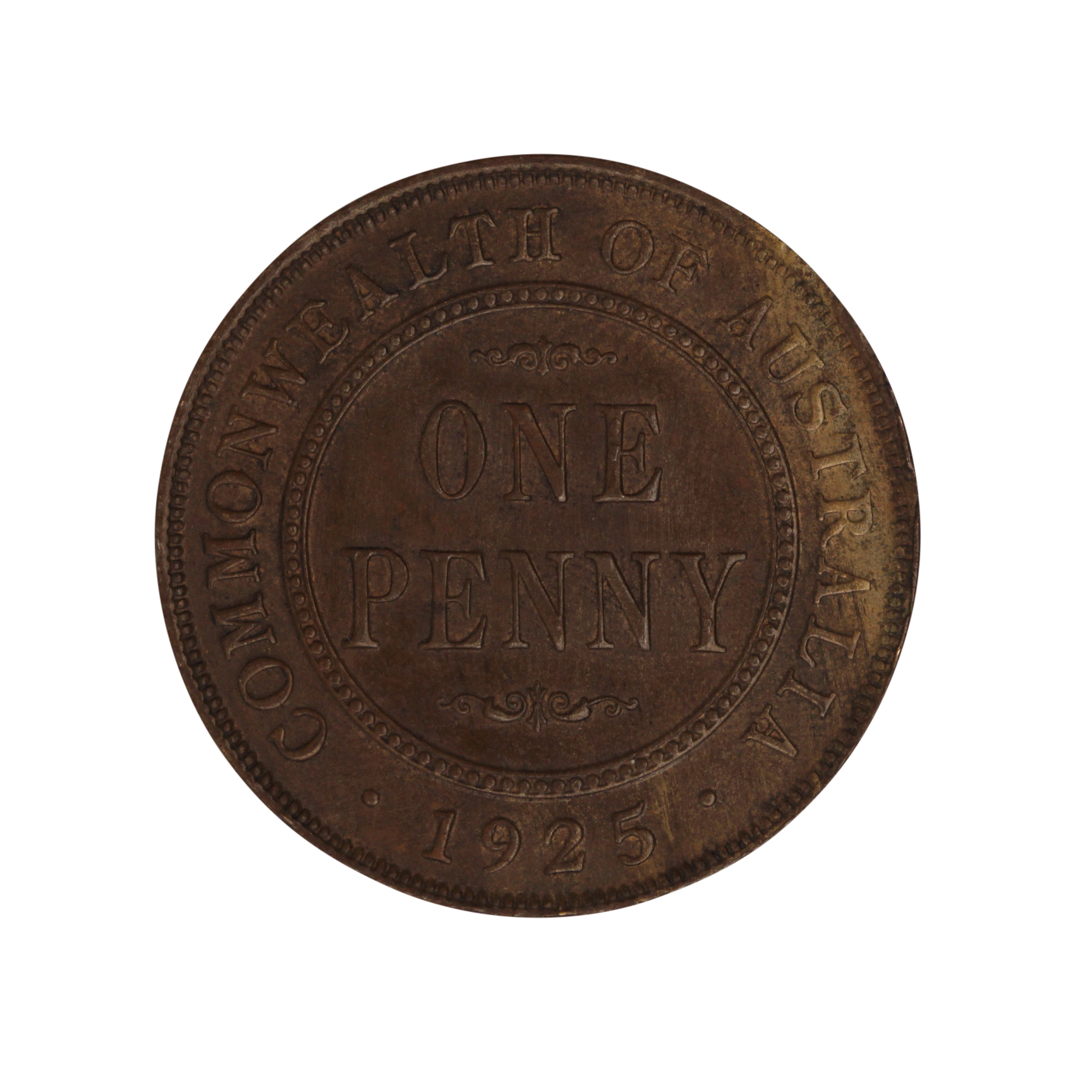 George V, Penny, 1925, CHU
