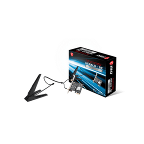 MSI HERALD-BE NCM865 WI-FI 7 (WI-FI 7, 802.11BE, BLUETOOTH 5.4, PCIE, MULTI-LINK OPERATION TECHNOLOGY, EXTERNAL ANTENNA)