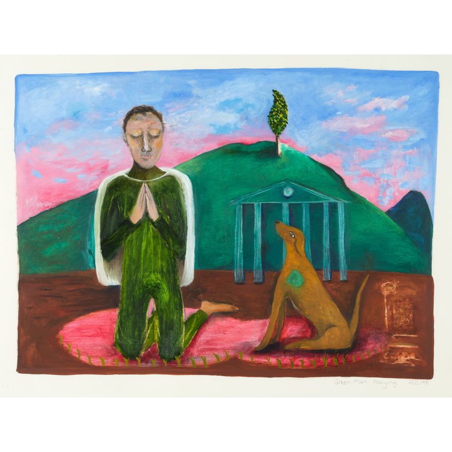 Sarah Guppy 'Green Man Praying'