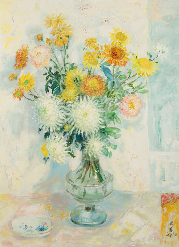 Le Pho
(French/Vietnamese, 1907–2001)
Composition (Fleurs), 1970