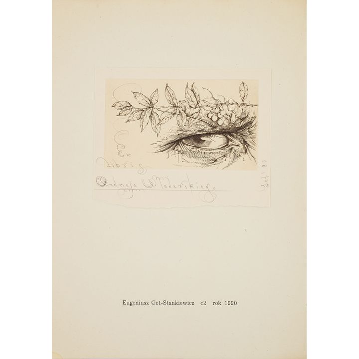 Eugeniusz Get - Stankiewicz | Ex libris Andrzeja Włodarskiego, 1990 r.