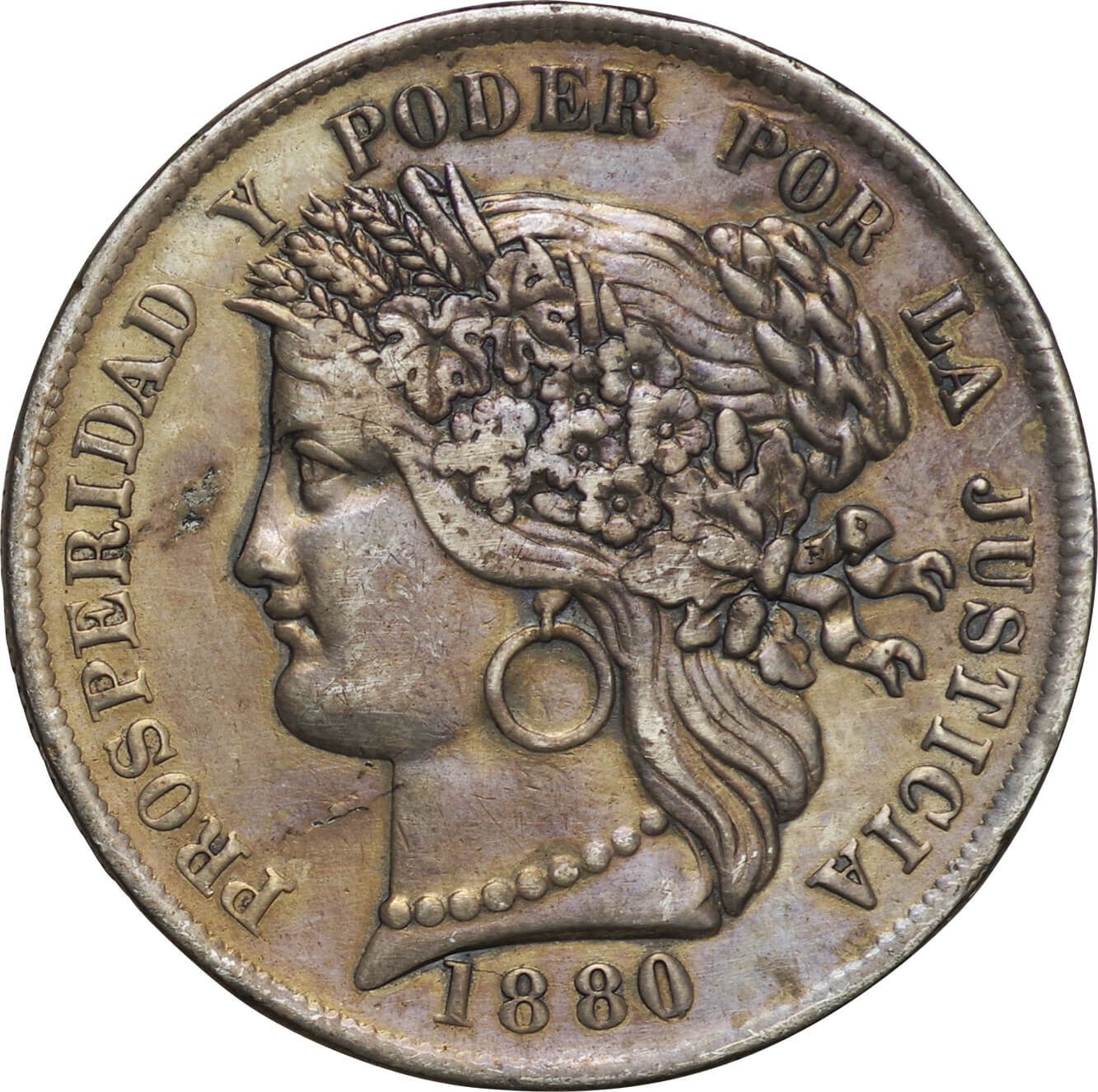 アンギラ 興味深い歴史 リバティダラー 5ペソ銀貨 1971年 - メルカリ