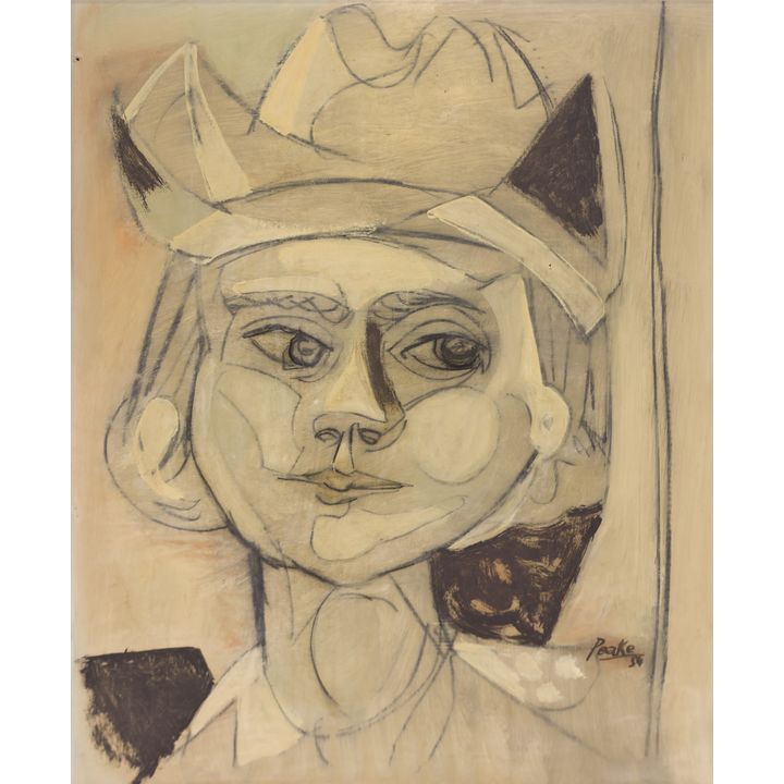 Channing Peake ''Girl with Cowboy Hat'' 1954