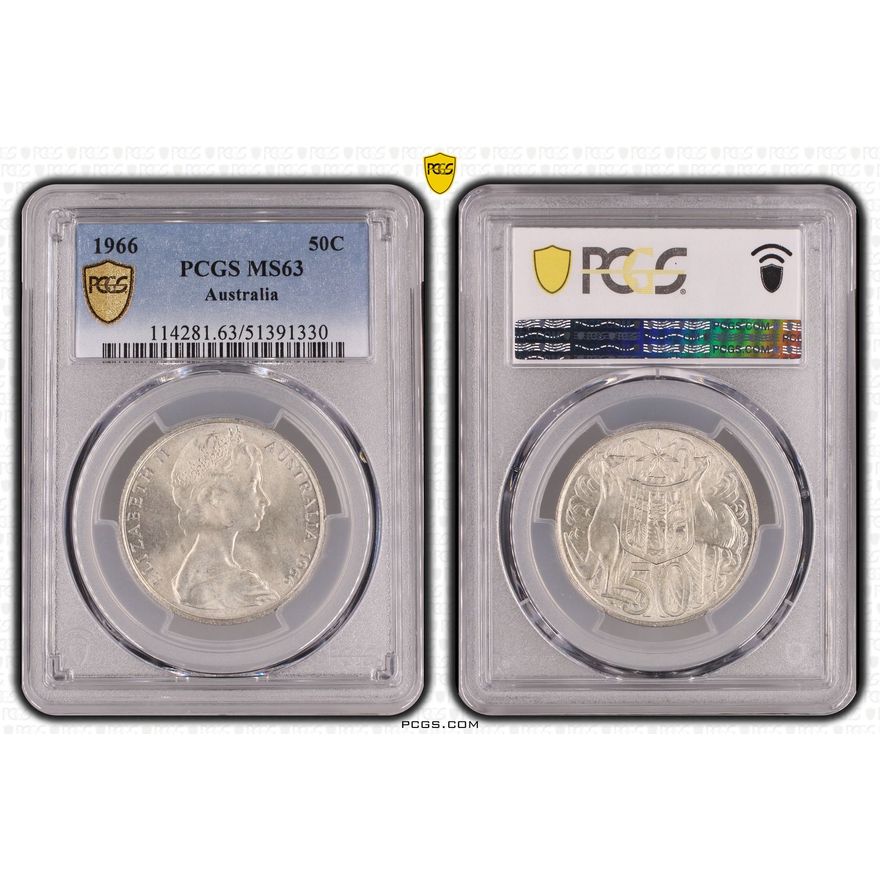 Fifty Cent, 1966, PCGS MS63