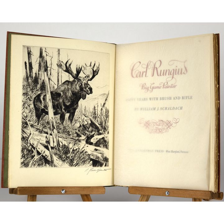 Carl Rungius (1869-1959), Carl Rungius Big Game Painter: Fifty Years With Brush and Rifle / Alaskan Moose