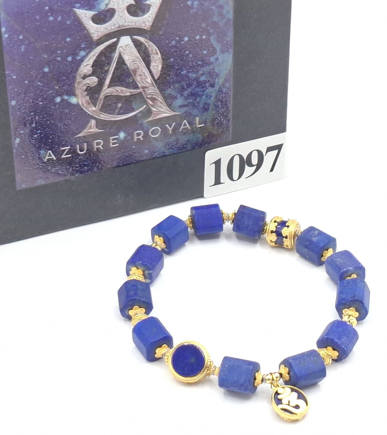 1097 · AZURE ROYAL LAPIS BRACELET