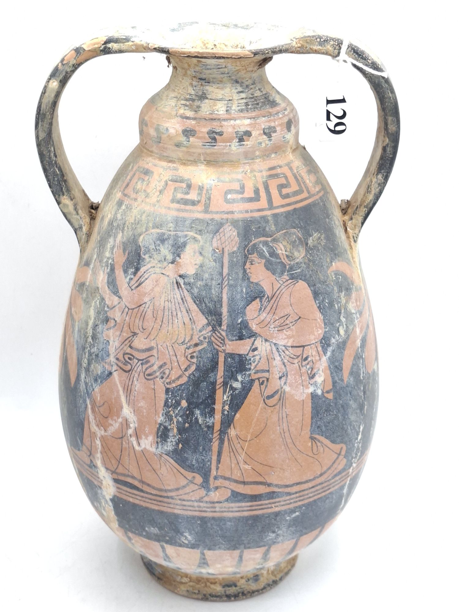 129 · ATTICA STYLE GREEK URN