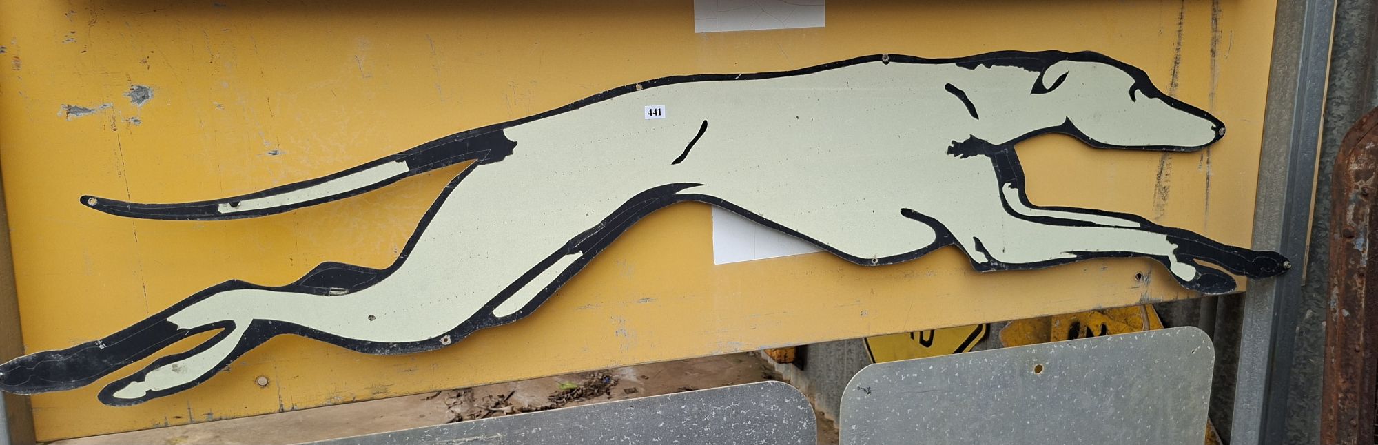 Greyhound Bus Sign