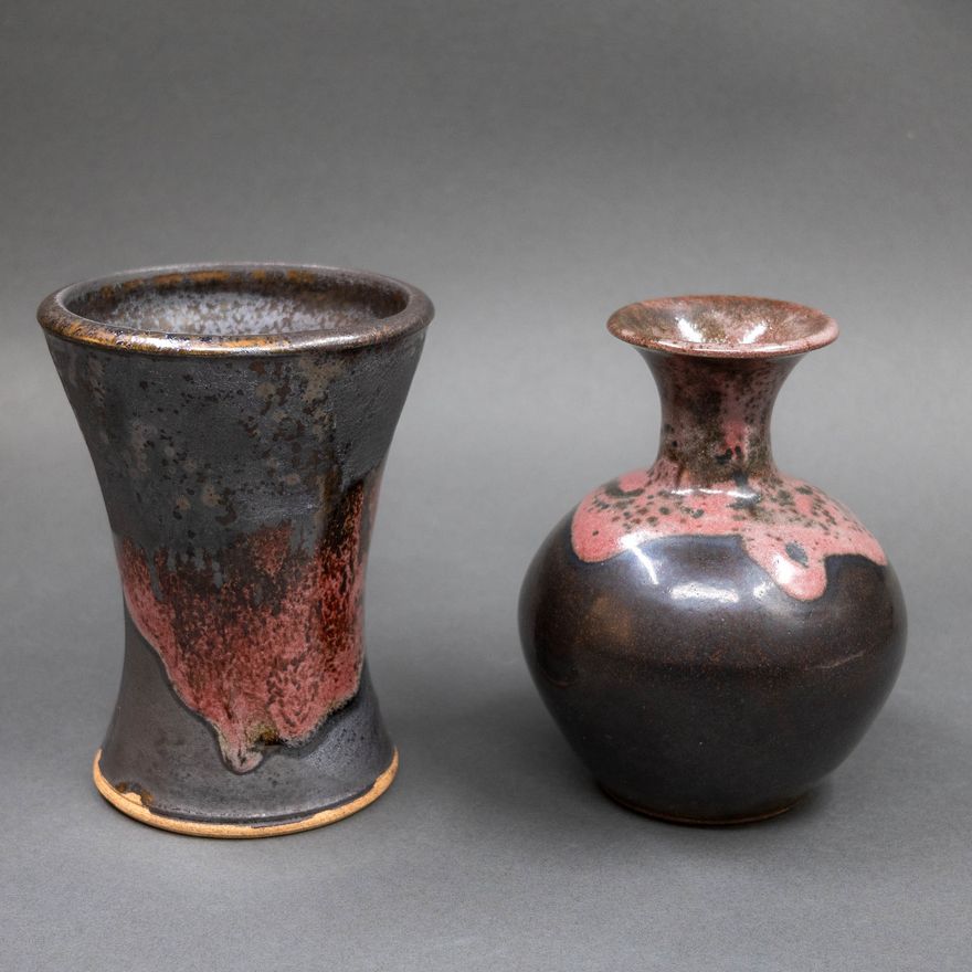 Graeme Storm - Two small stoneware vases