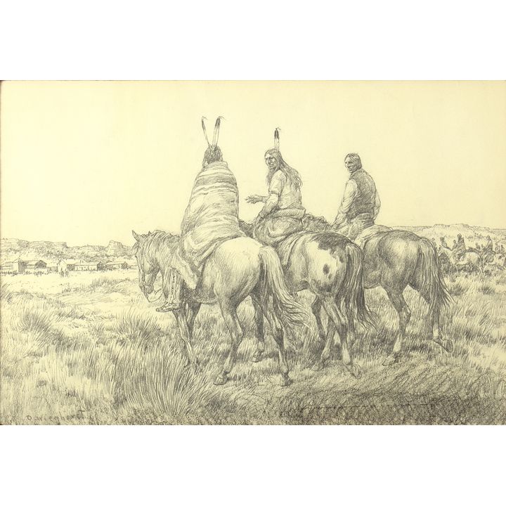 Olaf Carl Wieghorst (1899-1988), Crazy Horse Came In with His People