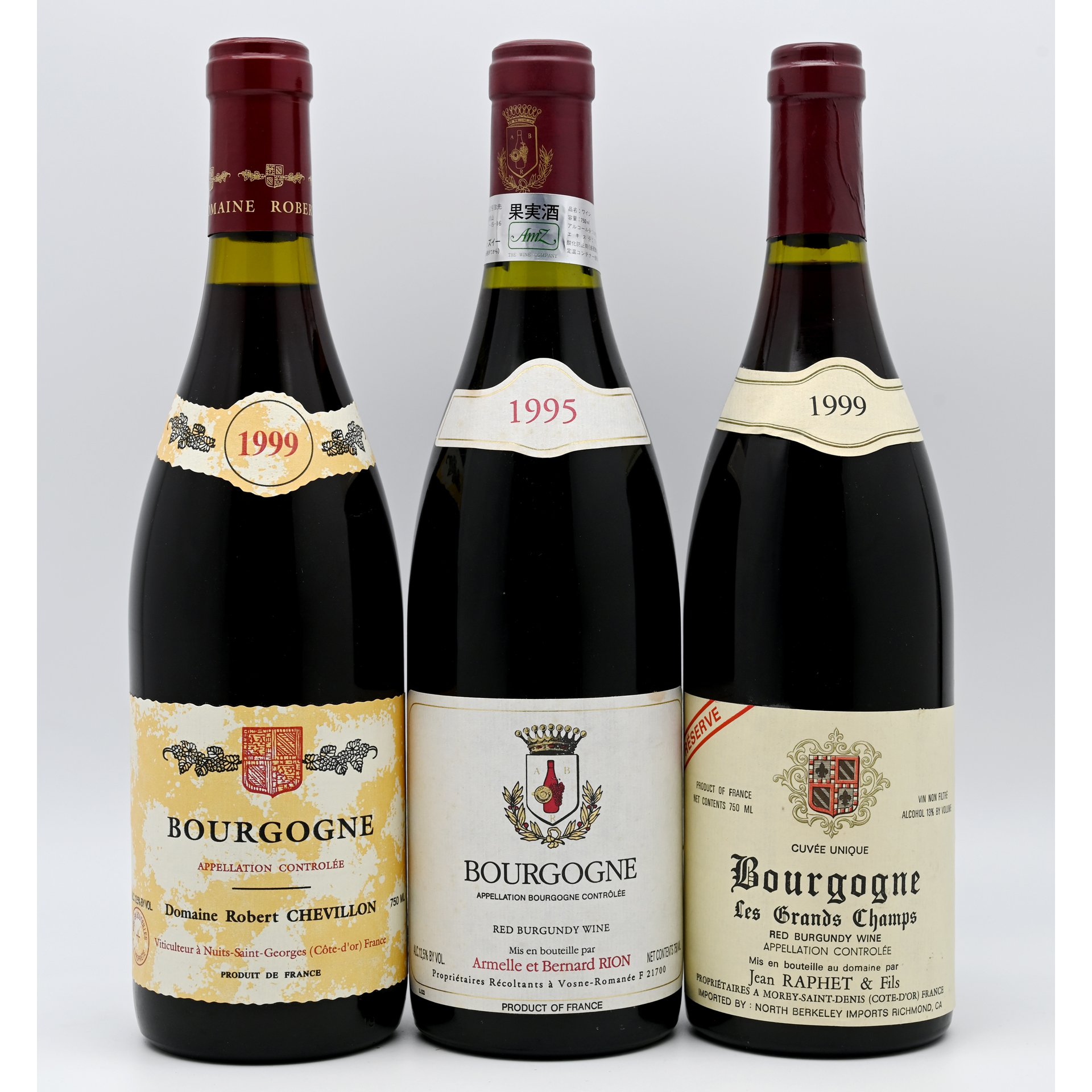 Bourgogne Grand Ordinaire Rouge (Coche-Dury) 1999, etc. *Mr. K's