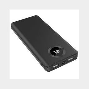SUPA FLY 10000mAh Powerbank Black Fast Charging Charge 2 Devices simultaneously LED Light Included|