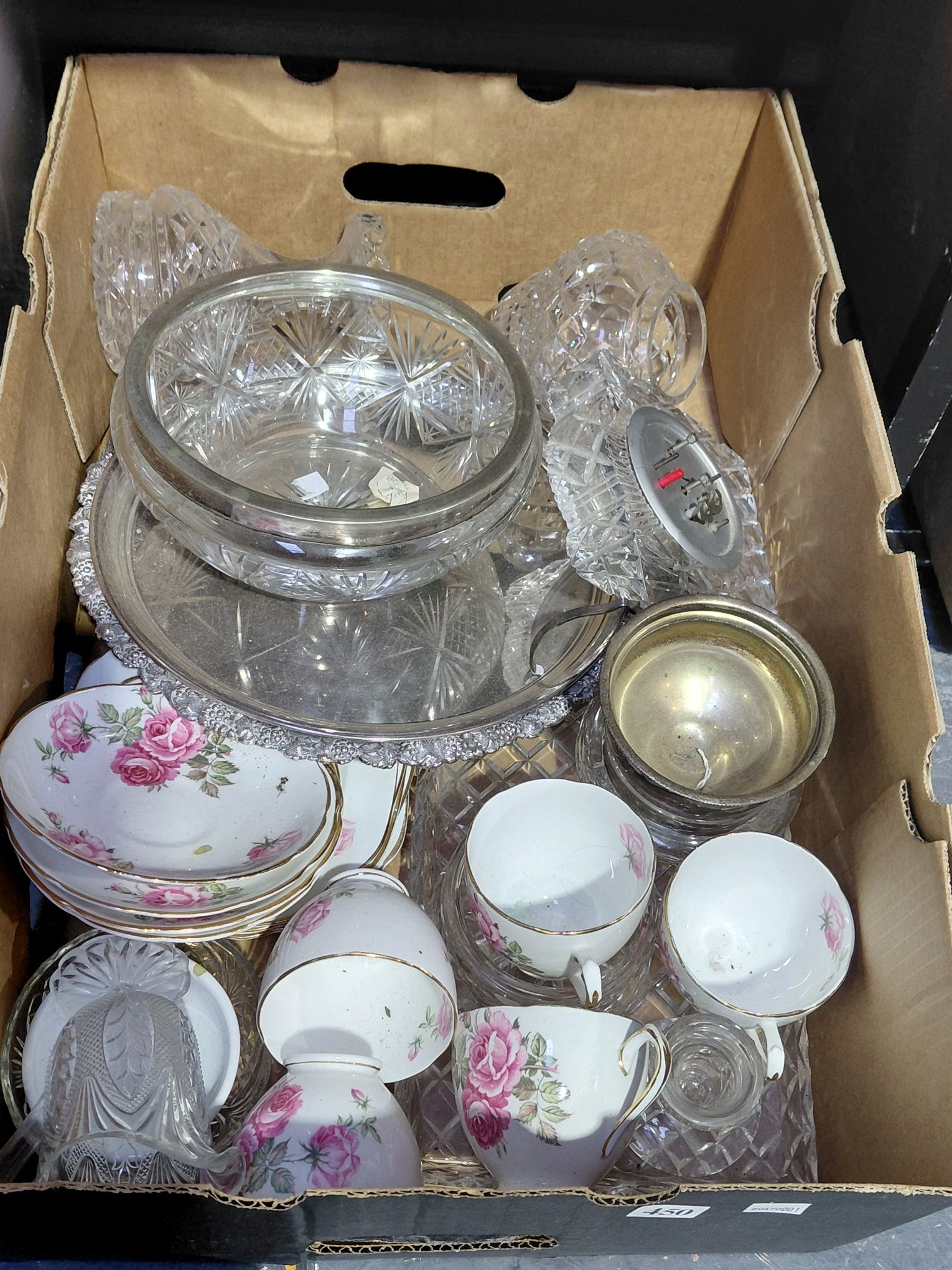 SILVERPLATE AND CRYSTAL