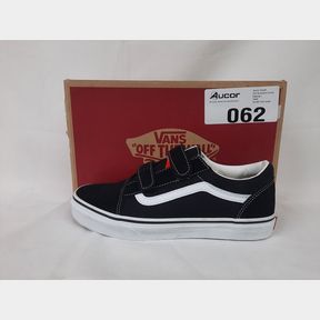 WOMENS VANS WARD BLACK/WHITE PLATFORM SNEAKERS UK 6