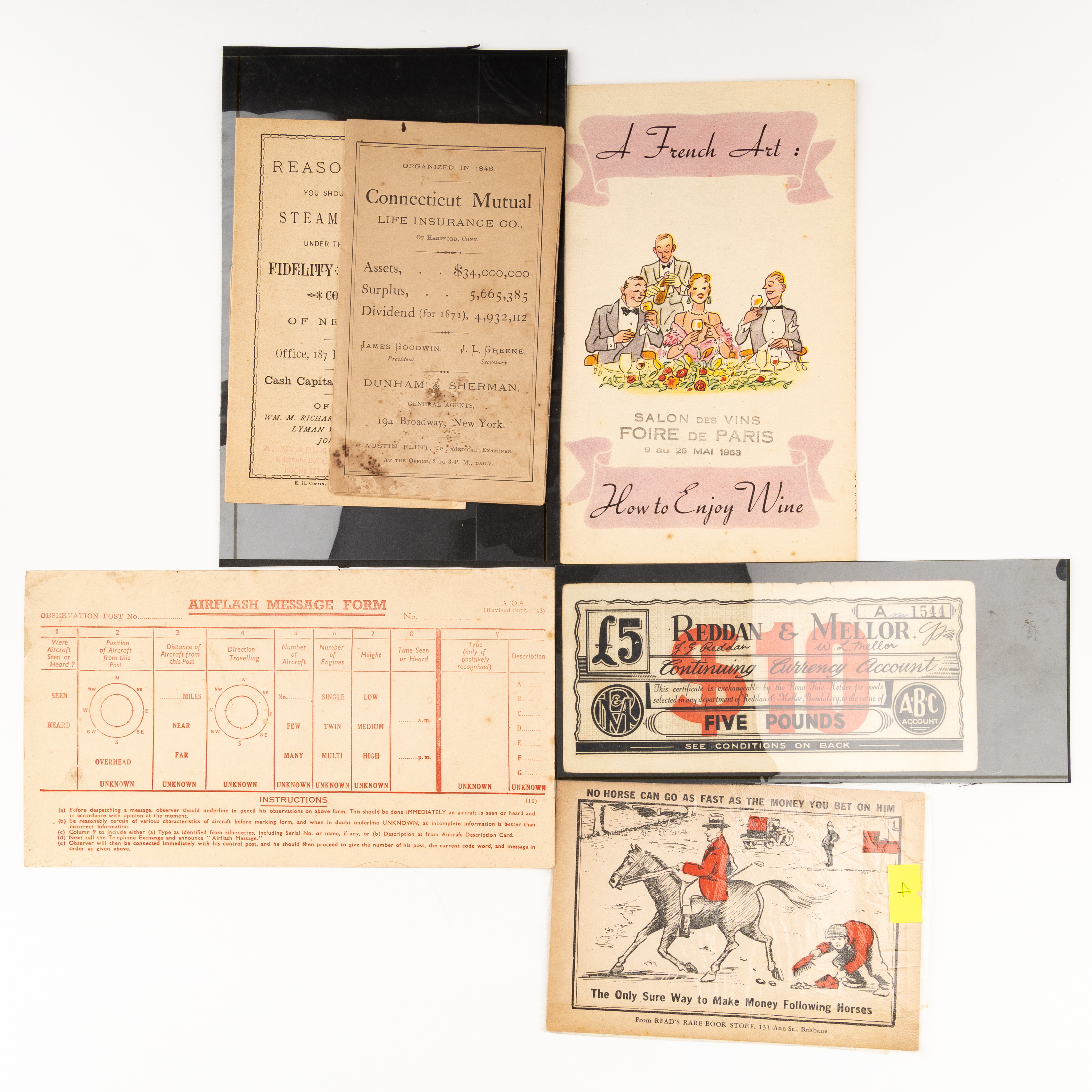 Miscellaneous, Late 1800s - 1900s, VF - EF