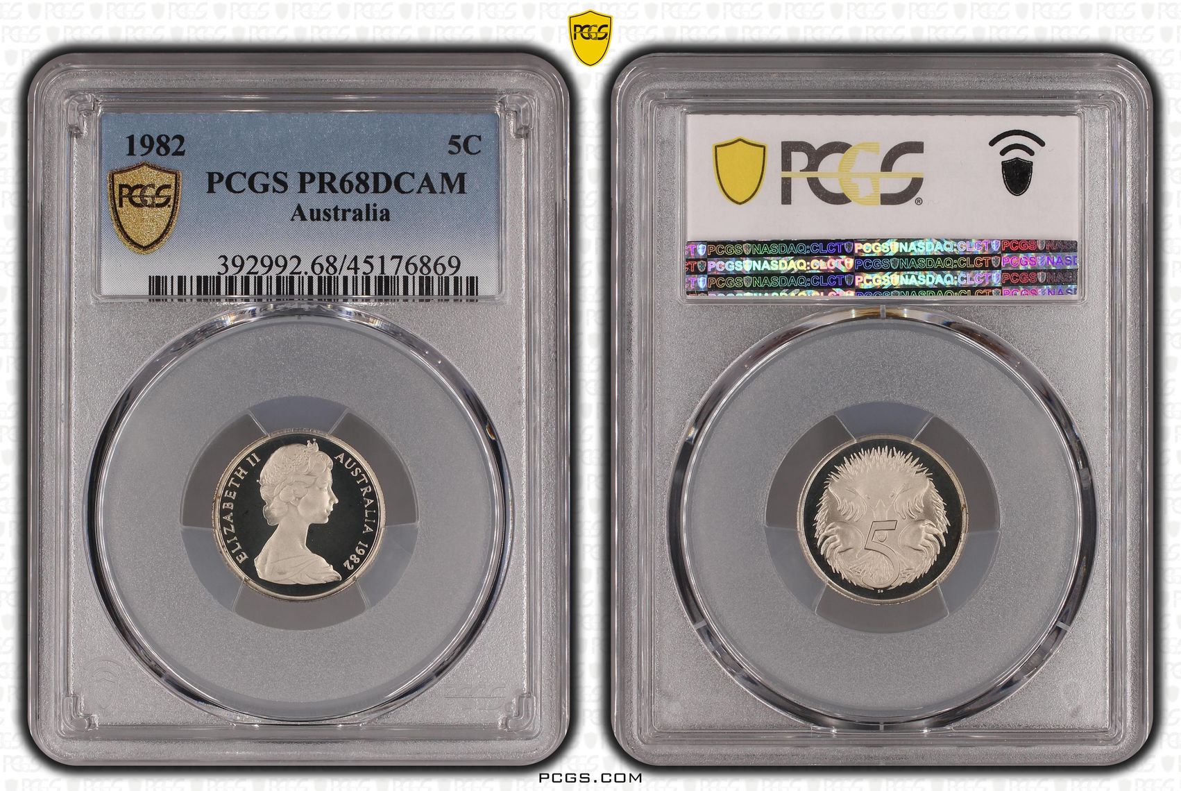 , Five Cent, 1982, PCGS PR68DCAM