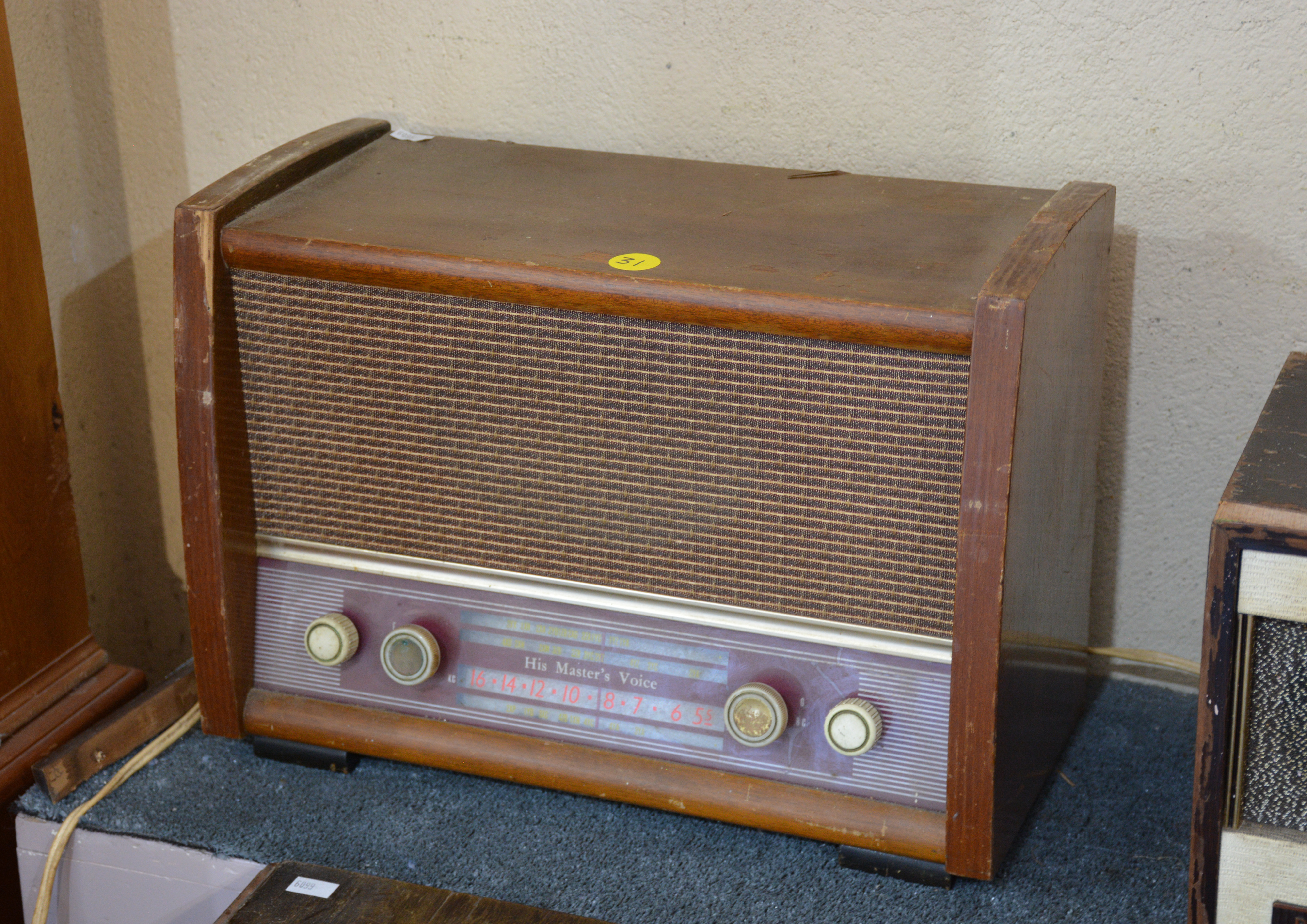Vintage/Antique His Masters Voice Radio — NZ auction result