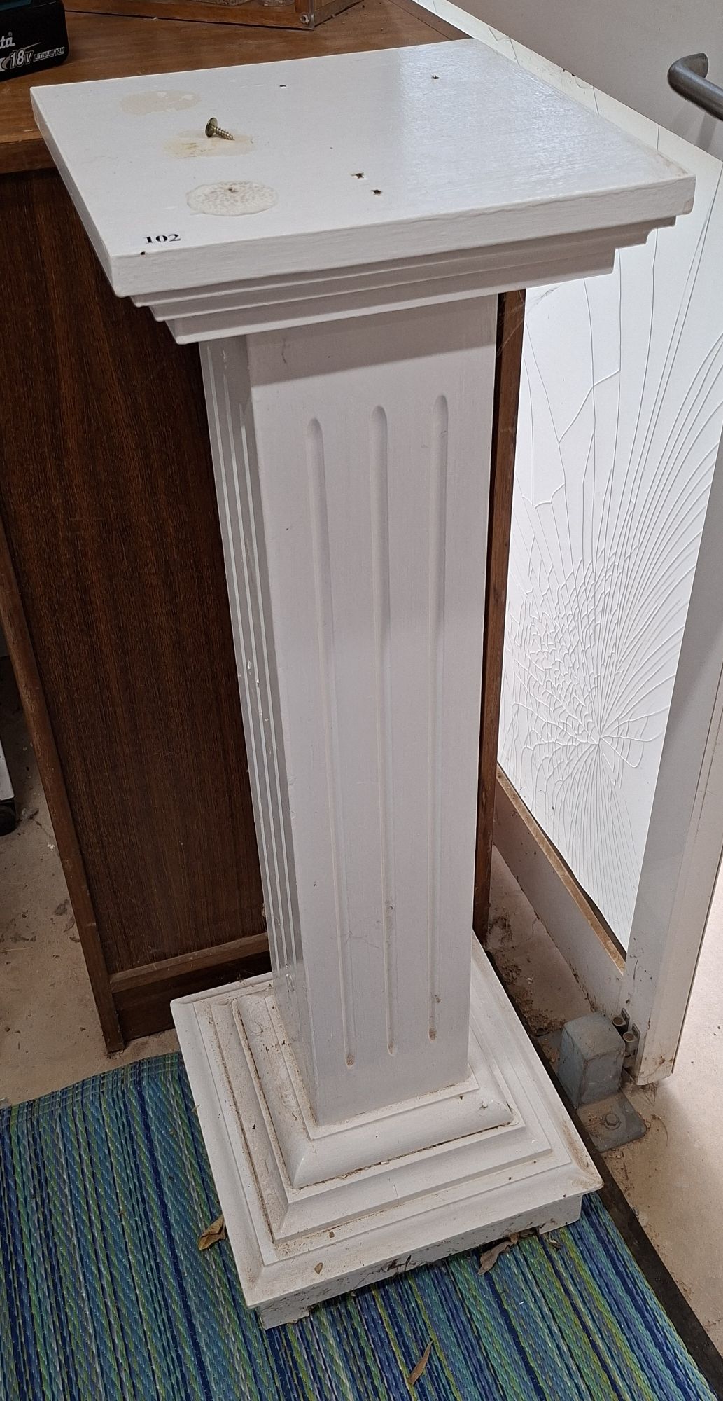 WOODEN PEDESTAL
