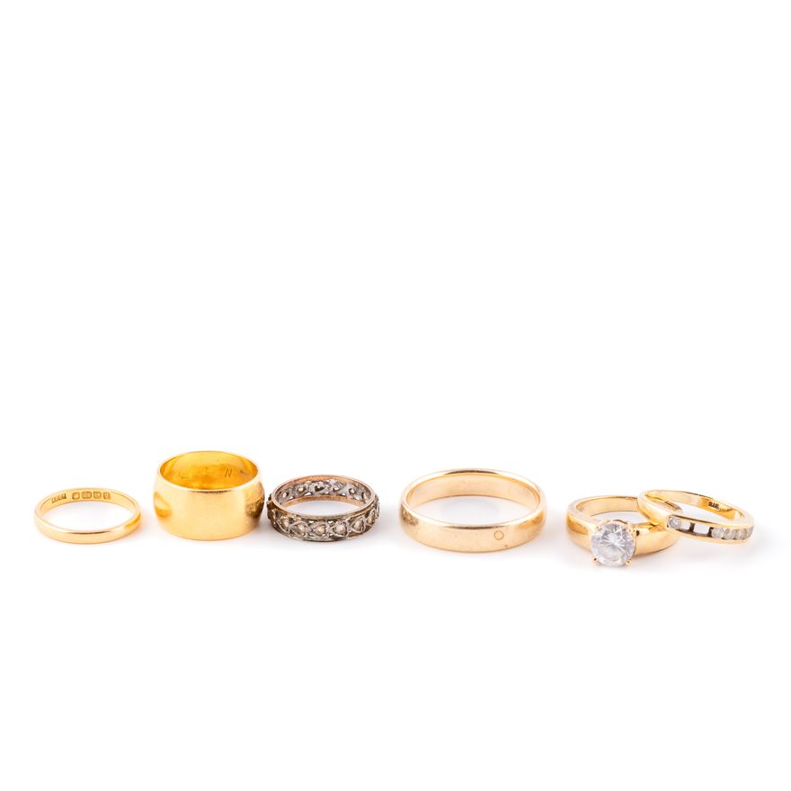 Mix of Gold Rings