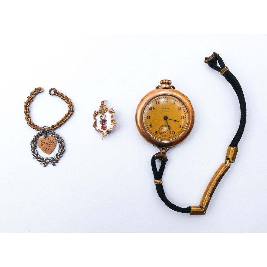 Box Antique Gold Filled Watch etc.