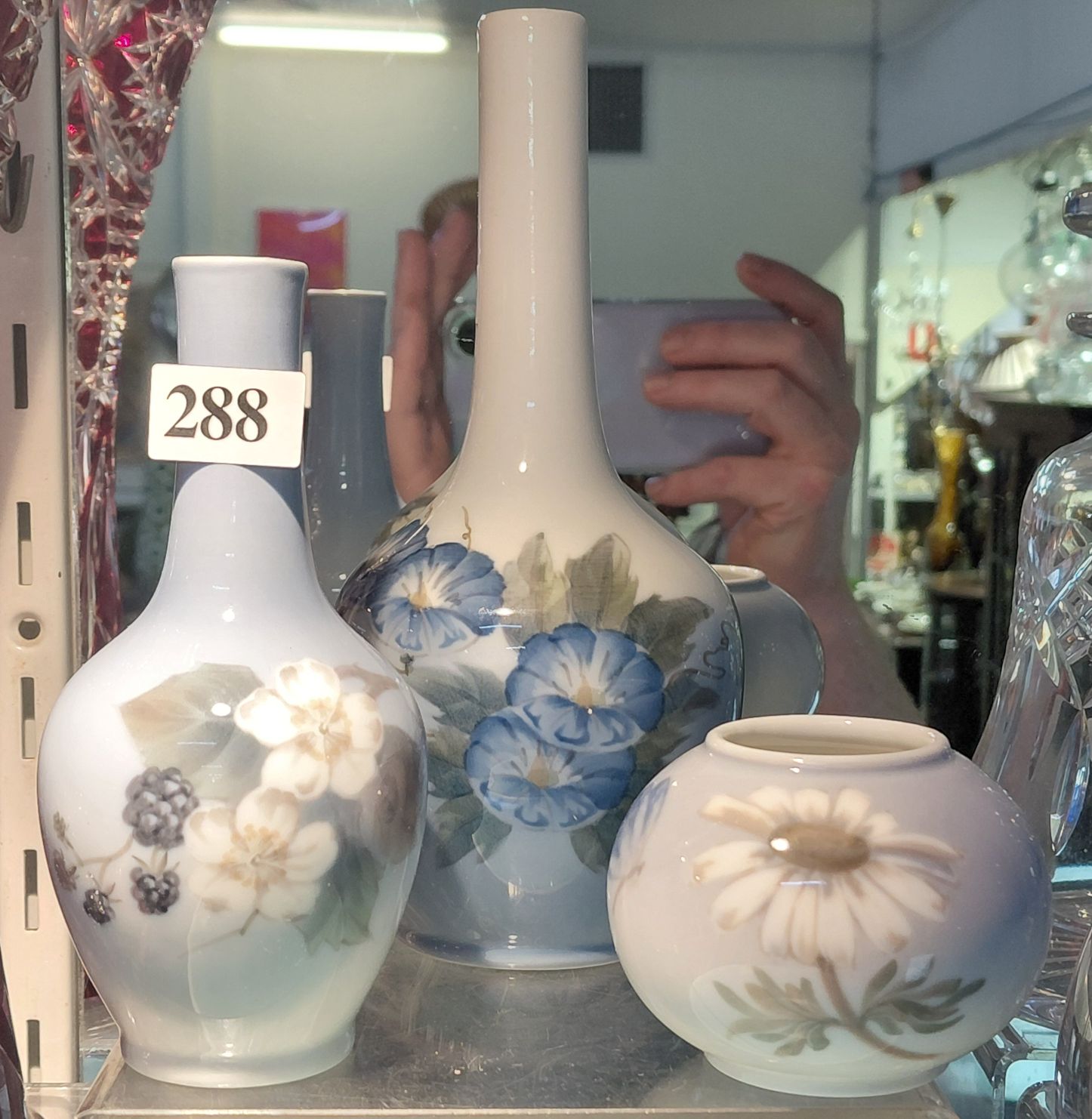 288 · ROYAL COPENHAGEN VASES