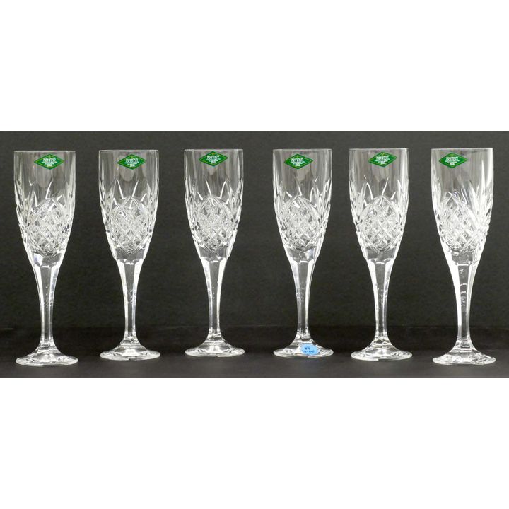 6pc Shannon Crystal Stemware 9''