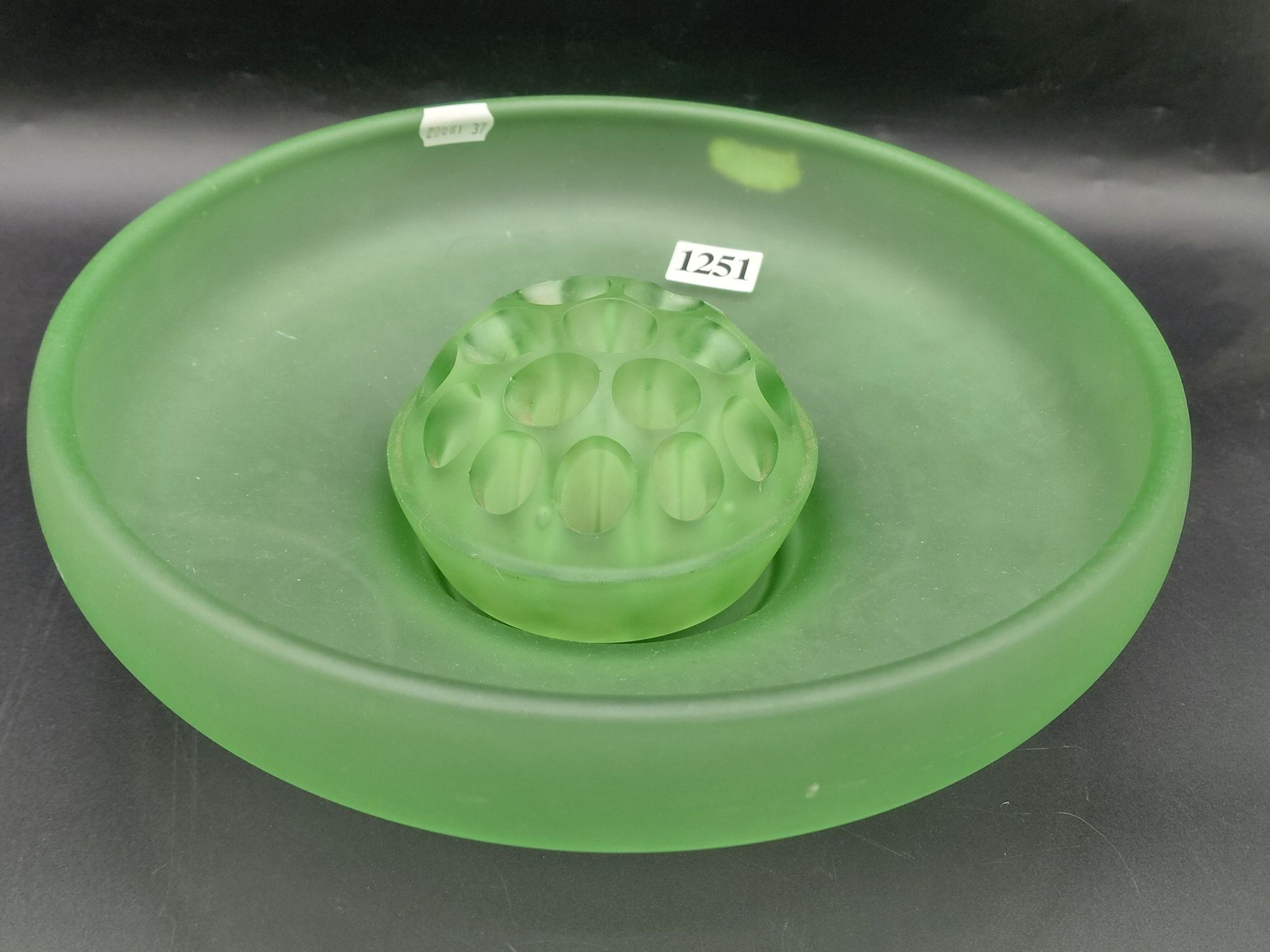 Depression Glass Float Bowl