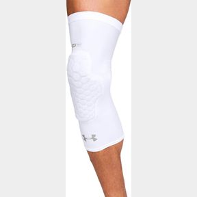 ADULT- SMALL UNDER ARMOUR BASKETBALL HEX PAD LEG SLEEVE, COMPRESSION SLEEVE WITH HEX PAD TECHNOLOGY-BASKETBALL,FOOTBALL,VOLLEYBALL